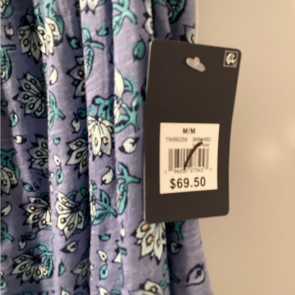 Nwt Lucky Brand Size M Square Neck‎ Printed Top - Picture 5 of 7